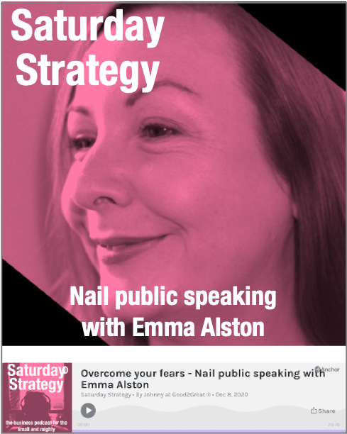 Emma Alston - Voice Coach - Saturday Strategy Podcast